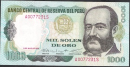 PERU   P118b 1000  SOLES  3-5-1979    AU-UNC. - Perú