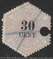 Pays-Bas Oblitérér, No: 8, Y Et T, Coté 17,50 Euros, TAXE, USED, TAX, CATALOGUE VALUE YVERT & TELLIER, 17,50 Euros - Télégraphes