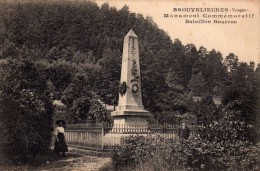 BROUVELIEURES : (88) Monument Commémoratif Bataillon BOURRAS - Brouvelieures