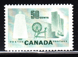 Canada MH Scott #334 50c Textile Industry - Unused Stamps