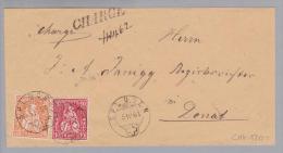 Heimat GR Splügen 1881-04-05 R-Brief Sitzende Helvetia - Storia Postale