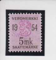 Finland: Fiskale Zegel/revenue Income Tax Cataloog Barefoot 43; Jaar 1954 - Revenue Stamps