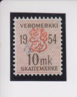 Finland: Fiskale Zegel/revenue Income Tax Cataloog Barefoot 44; Jaar 1954 - Revenue Stamps