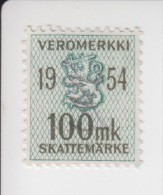 Finland: Fiskale Zegel/revenue Income Tax Cataloog Barefoot 47; Jaar 1954 - Revenue Stamps