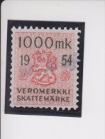 Finland: Fiskale Zegel/revenue Income Tax Cataloog Barefoot 51; Jaar 1954 - Revenue Stamps