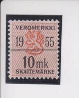 Finland: Fiskale Zegel/revenue Income Tax Cataloog Barefoot 44; Jaar 1955 - Revenue Stamps