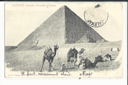 EGYPTE GRANDE PYRAMIDE CHEOPS EDITEUR FRITZ SCHNELLER ET CIE - Pyramiden
