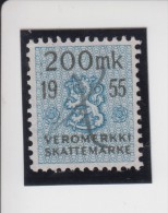 Finland: Fiskale Zegel/revenue Income Tax Cataloog Barefoot 48; Jaar 1955 - Revenue Stamps