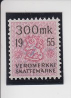 Finland: Fiskale Zegel/revenue Income Tax Cataloog Barefoot 49; Jaar 1955 - Revenue Stamps