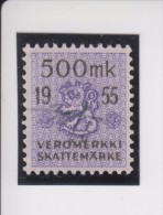 Finland: Fiskale Zegel/revenue Income Tax Cataloog Barefoot 50; Jaar 1955 - Revenue Stamps