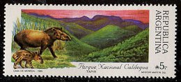 (cl. 3 - P39 ) Argentine ** N° 1668 (ref. Michel Au Dos) - Tapir - Prix 1 € + Port - Neufs