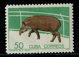 (cl. 3 - P39 ) Cuba ** N° 780B (ref. Michel Au Dos) - Tapir - - Neufs
