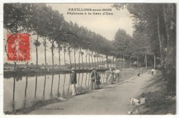 93 - PAVILLONS-SOUS-BOIS - Pêcheurs à La Gare D'Eau - Les Pavillons Sous Bois