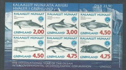 Groenland BF N° 14 XX Mammifères Marins ( III ),  Le Bloc Sans Charnière, TB. - Blokken