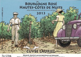 Etiquette Vin PLUMAIL Claude Festival Vini BD 2013 (Résistances - Tischkunst