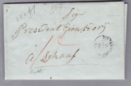 Heimat GR Shagsiana 1860-02-20 Brief über ZUZ Nach Schanf - Cartas & Documentos