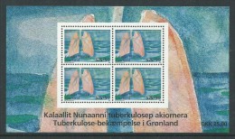 Groenland BF N° 40 XX Au Profit De La Lutte Contre La Tuberculose,  Le Bloc Sans Charnière, TB. - Blocks & Kleinbögen