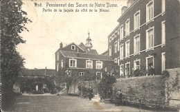 VISE : Pensionnat Soeurs Notre-Dame - Partie Facade Côté Meuse - Cachet De La Poste 1914 - Wezet