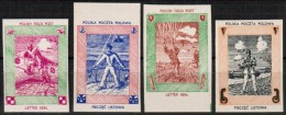 Poland 1943 Polish Field Post Imperforated Rare As Complete Full Of Set  MNH **!!! - Liberation Labels