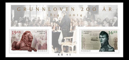 Noorwegen / Norway - Postfris / MNH - Sheet Nordia Postzegeltentoonstelling 2014 - Unused Stamps