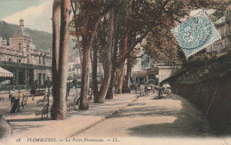 PLOMBIERES     VOSGES  88    CPA COLORISEE  LA PETITE PROMENADE - Plombieres Les Bains