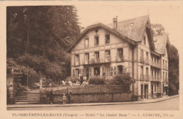 PLOMBIERES     VOSGES  88    CPA  SEPIA  HOTEL   LE CHALET ROSE - Plombieres Les Bains