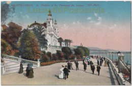 Monte-Carlo  -Le Théâtre Et Les Terrasses Du Casino - Teatro D'opera