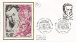 FRANCE. FDC CHARLES DULLIN. PUTEUAX. 1985 - Sin Clasificación