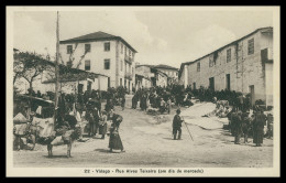VIDAGO -FEIRAS E MERCADOS - Rua Alves Teixeira (em Dia De Mercado)(Ed. Fotog. Alves Nº 22) Carte Postale - Vila Real