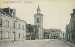 72 PONTVALLAIN / Place De L'Eglise / - Pontvallain