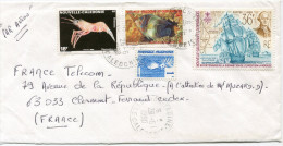 NOUVELLE-CALEDONIE LETTRE PAR AVION DEPART TADINE 26-6-1990 POUR LA FRANCE - Lettres & Documents