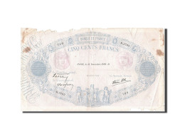 Billet, France, 500 Francs, 1888, 1939-11-16, B+, Fayette:31.48, KM:88c - 500 F 1888-1940 ''Bleu Et Rose''