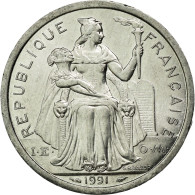 Monnaie, French Polynesia, 2 Francs, 1991, Paris, SUP, Aluminium, KM:10 - Polinesia Francesa