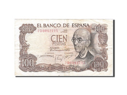 Billet, Espagne, 100 Pesetas, 1970-1971, 1970-11-17, KM:152a, TB - 100 Pesetas