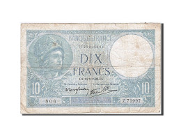 Billet, France, 10 Francs, 1915, 1939-09-14, TB, Fayette:7.7, KM:84 - 10 F 1916-1942 ''Minerve''