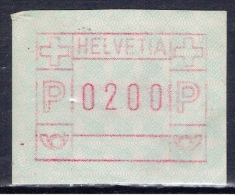 CH+ Schweiz 1979 Mi 3 Automatenmarke 200 C - Timbres D'automates