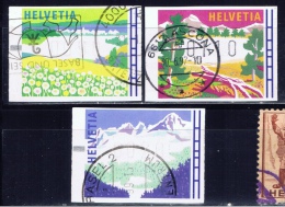 CH+ Schweiz 1996 Mi 7 9-10 Automatenmarken Jahreszeiten - Automatic Stamps