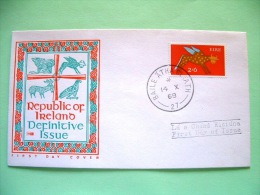 Ireland 1968 FDC Cover - Winged Ox - Lettres & Documents