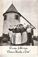 Groupe Folklorique "Chenas-Moulin à Vent" - Carte Dentelée Et Ancienne) - Chenas