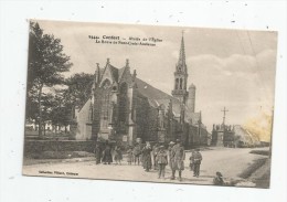 Cp , 29 , CONFORT , Abside De L'église , La Route De PONT CROIX - AUDIERNE , Vierge - Confort-Meilars