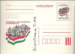 3346 Hungary Postcard Geography Map Unused RARE - Geography