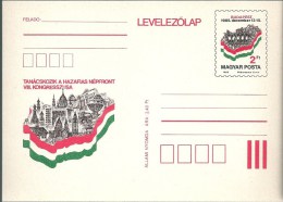 3347 Hungary Postcard Geography Map Unused - Geography