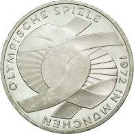 Monnaie, République Fédérale Allemande, 10 Mark, 1972, Hamburg, SUP+, Argent - Autres & Non Classés