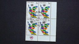 UNO-New York 289 Yv 259 Sc 267 Oo/FDC-cancelled EVB ´D´, Dauerserie, Flaggen Bilden Friedenstaube - Used Stamps