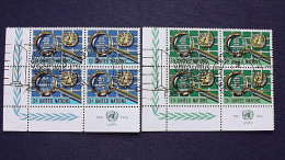 UNO-New York 299/0 Yv 269/0 Sc 278/9 Oo/FDC-cancelled EVB ´C´,25 Jahre Postverwaltung Der Vereinten Nationen (UNPA) - Used Stamps