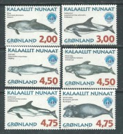 Groenland N°  295 / 300  XX  Mammifères Marins ( III ), Les 6 Valeurs Sans Charnière, TB. - Unused Stamps