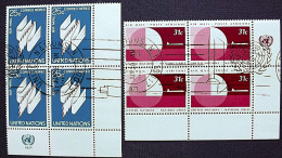 UNO-New York 309/10  Oo/FDC-cancelled EVB ´D´, Flugpstmarken - Used Stamps