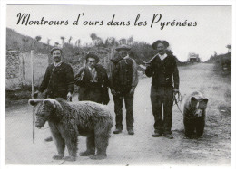 CPM  AU DEBUT DU SIECLE         MONTREURS D OURS DANS LES PYRENEES - Vendedores Ambulantes