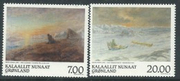 Groenland N° 316 / 17 XX  Hommage Au Peintre Peter Rosing, Les 2 Valeurs Sans Charnière, TB. - Ongebruikt