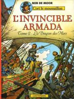 Très Rare Dédicace De Bob De Moor Sur Cori Le Moussaillon Vol2 L´invincible Armada - Signierte Bücher
